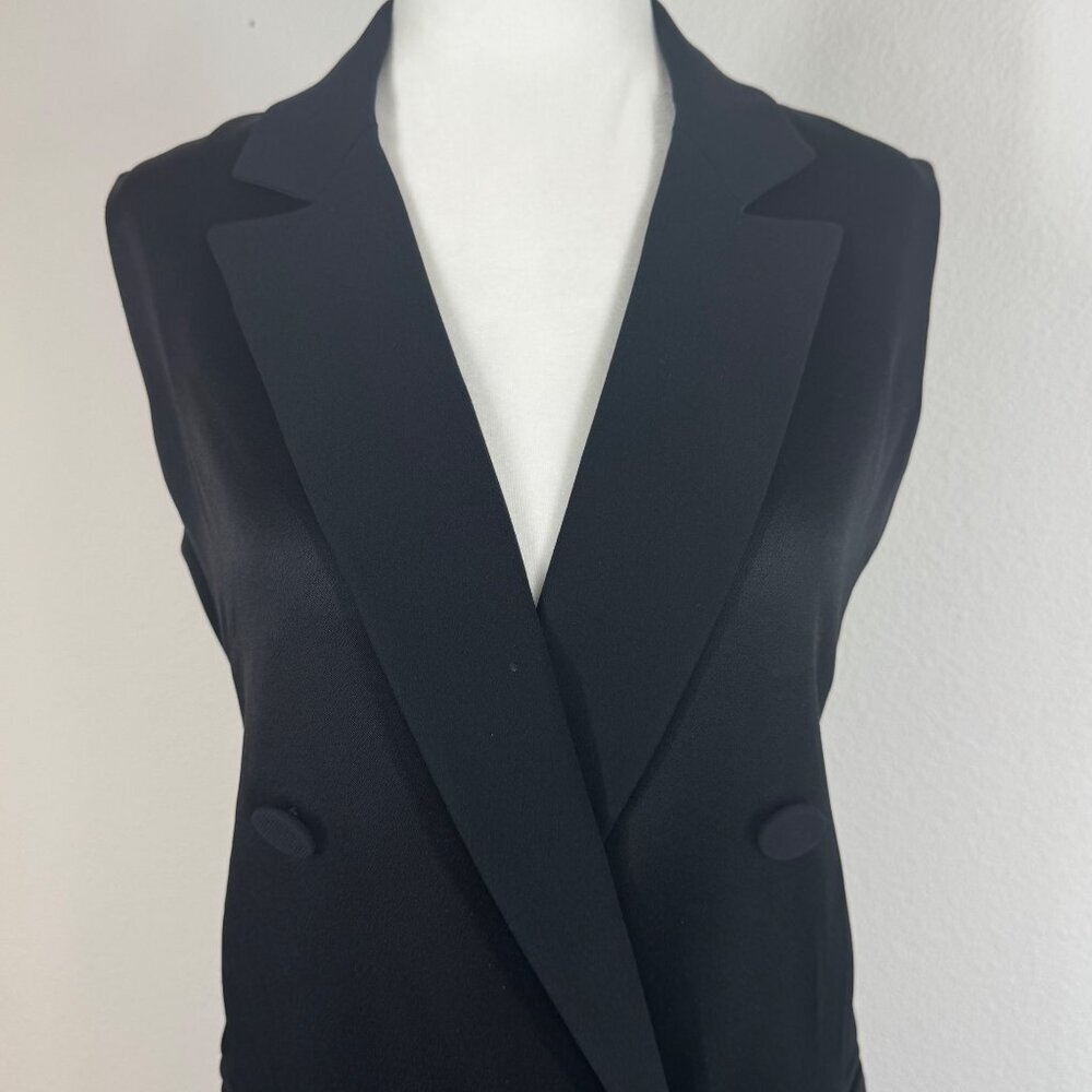 Rag & Bone Black Adler Double Breasted Dress Size 2 - Picture 3 of 9